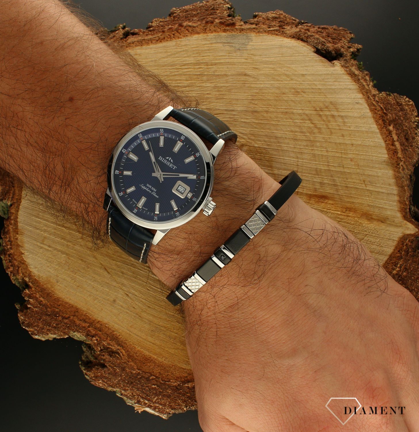 Bransoletka męska Nomination City kauczuk 'Nowoczesny styl' 028810 001.jpg